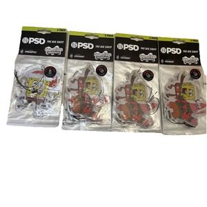 LOT OF 4Sponge Bob Squarepants Holiday Air Freshener 3 Pk Coconut/Pineapple